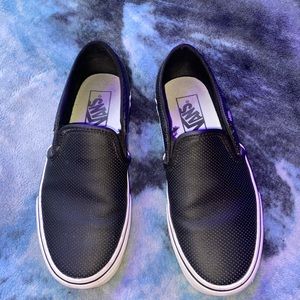 💞black and white womens vans💞